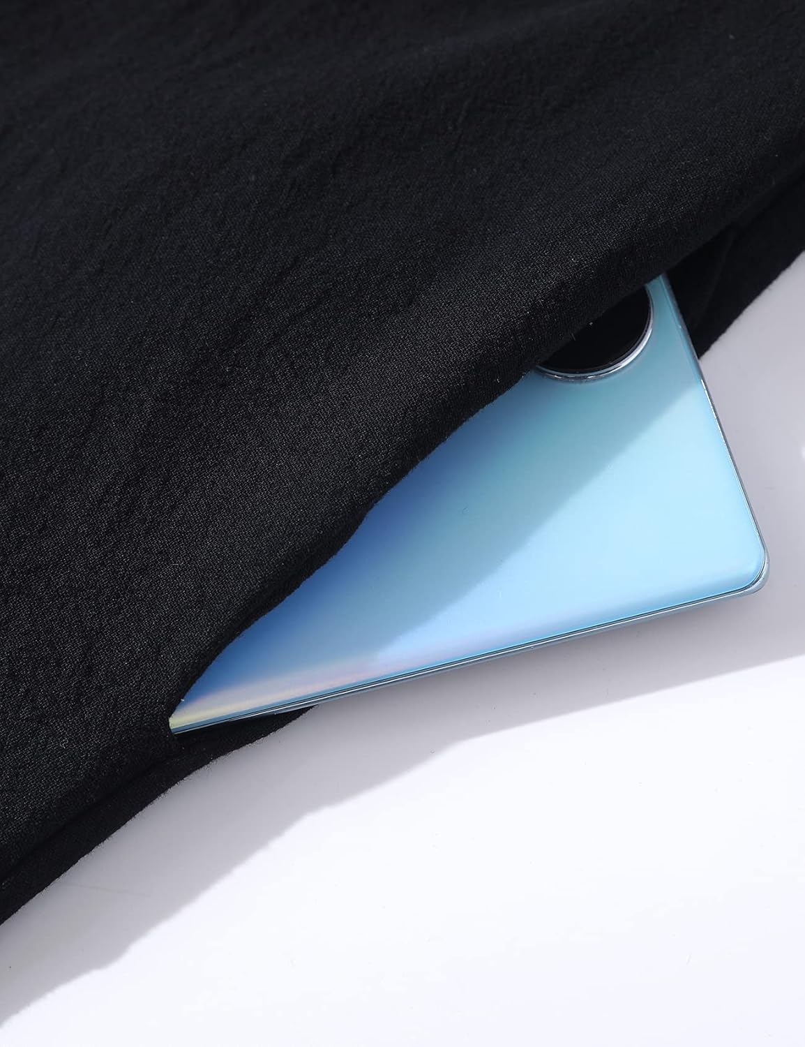 Ladyful Women's Button Down Cotton Linen Shirt Dress Long Sleeve Maxi Shirtdress Beach Summer Dress Pockets - Image 7