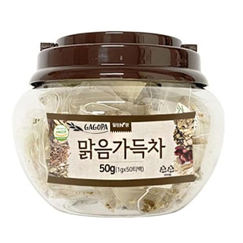 GAGOPA 100% té coreano natural puro Té de hierbas Bolsas de té natural Sin azúcar regalos del día de la madre Bolsa de té triangular (PLA) 10 bolsas