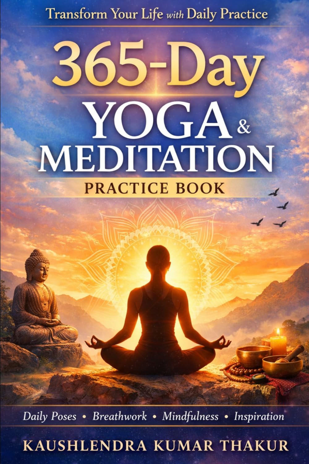 365-Day Yoga & Meditation Practice Book