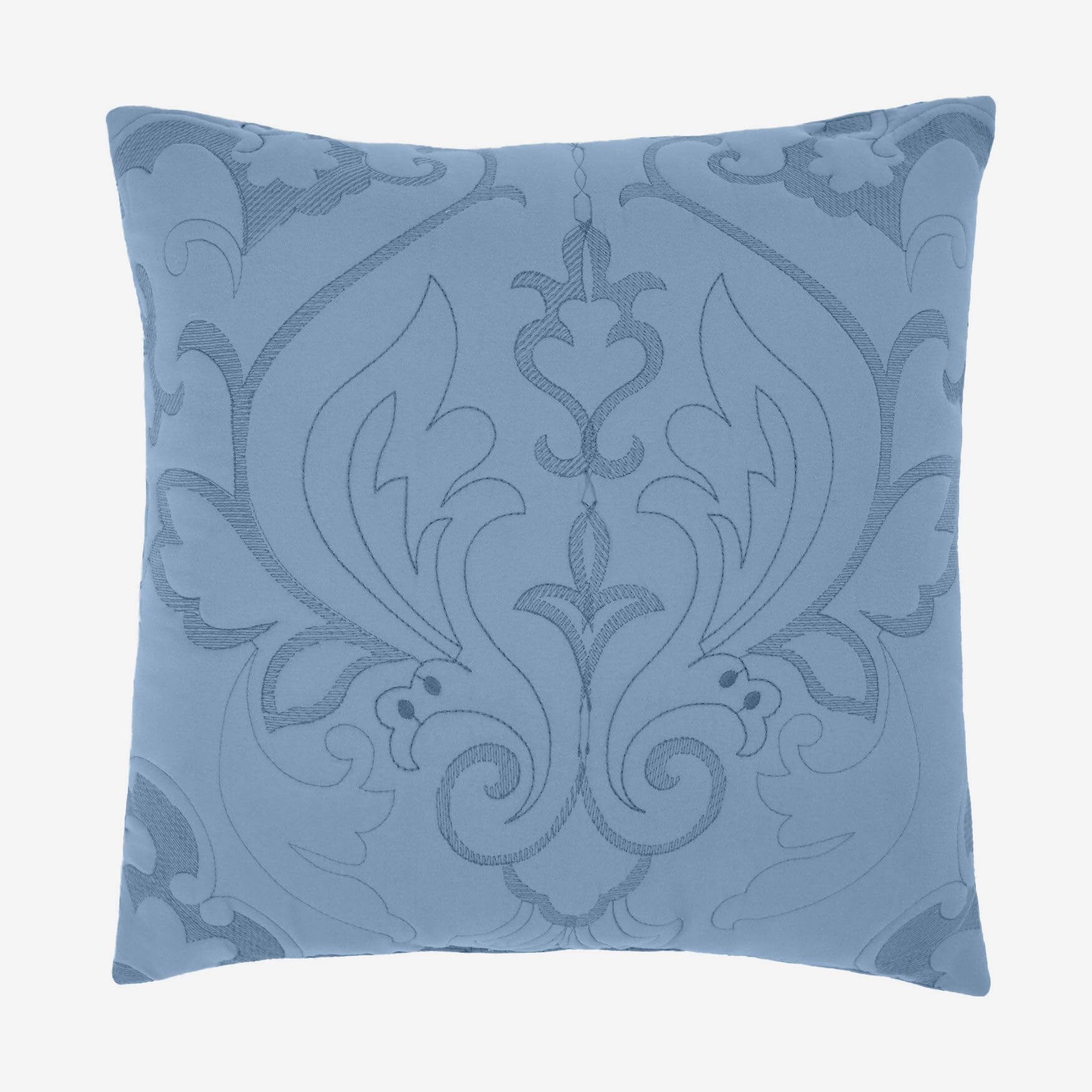 BrylaneHomeAmelia 16" Square Pillow - Ashley Blue
