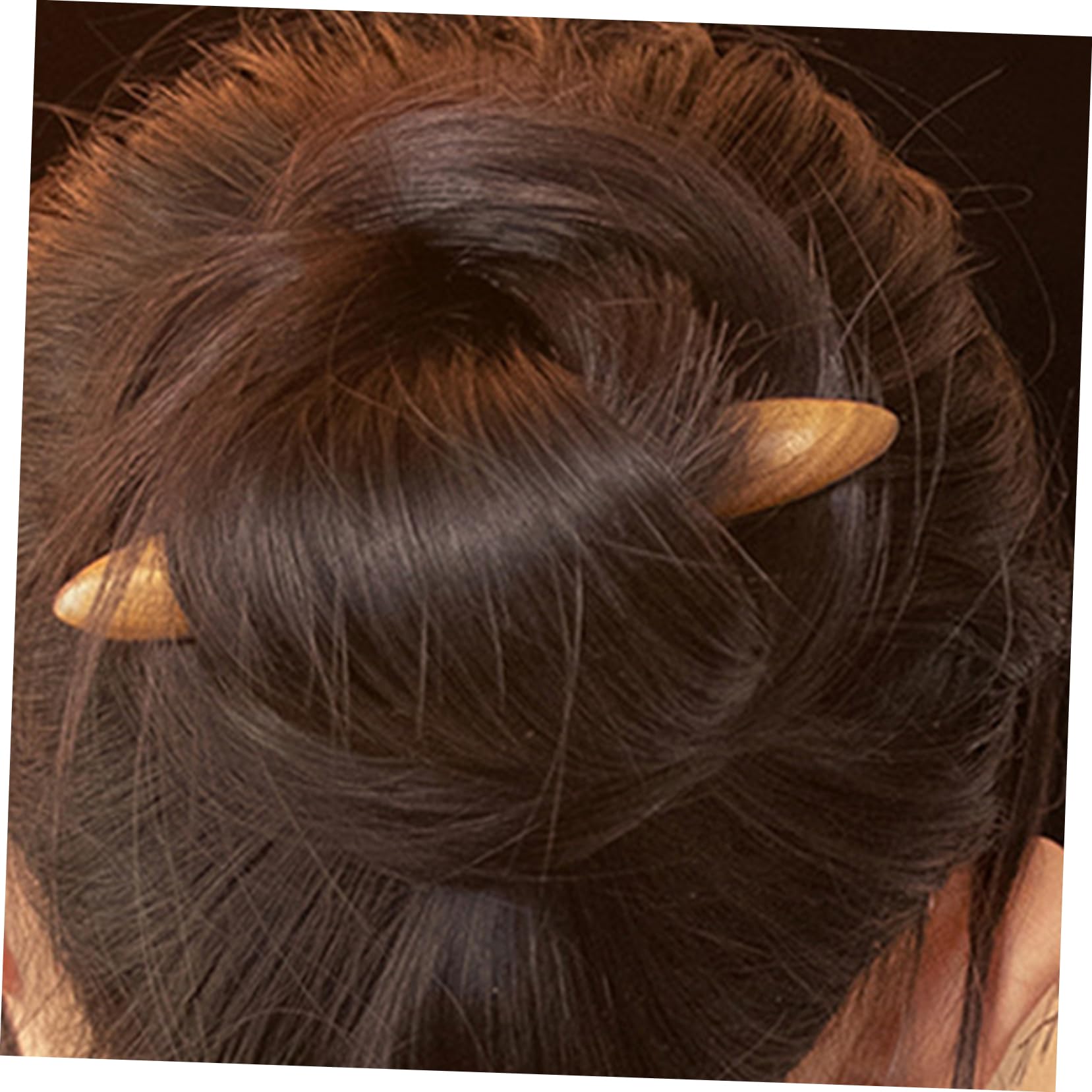 Healeved 5stücke Frauen Haarschmuck Aus Holz Elegante Haarnadeln Für Hochzeiten Langer Haarknoten-stick Aus Grünem Sandelholz Für Frisuren Und -haarstylings