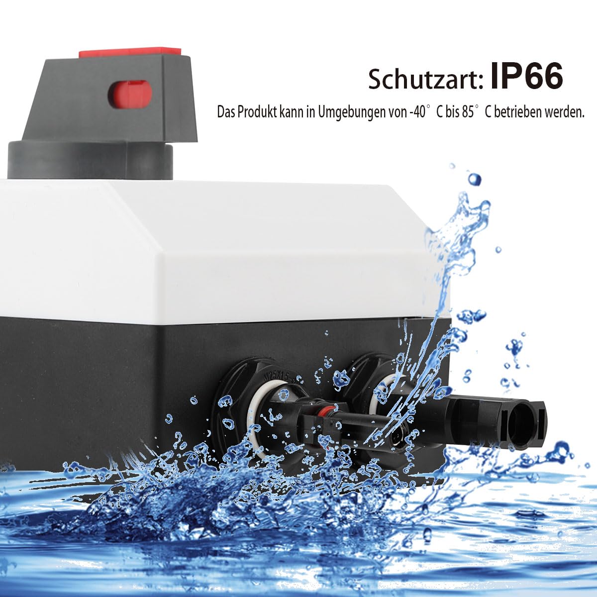 DC Schutzschalter IP66 wasserdicht, 32A, 1200V, Gleichstrom-Trennschalter&Leistungsschalter für Photovoltaik Stringboxen in Solarenergiesystemen…