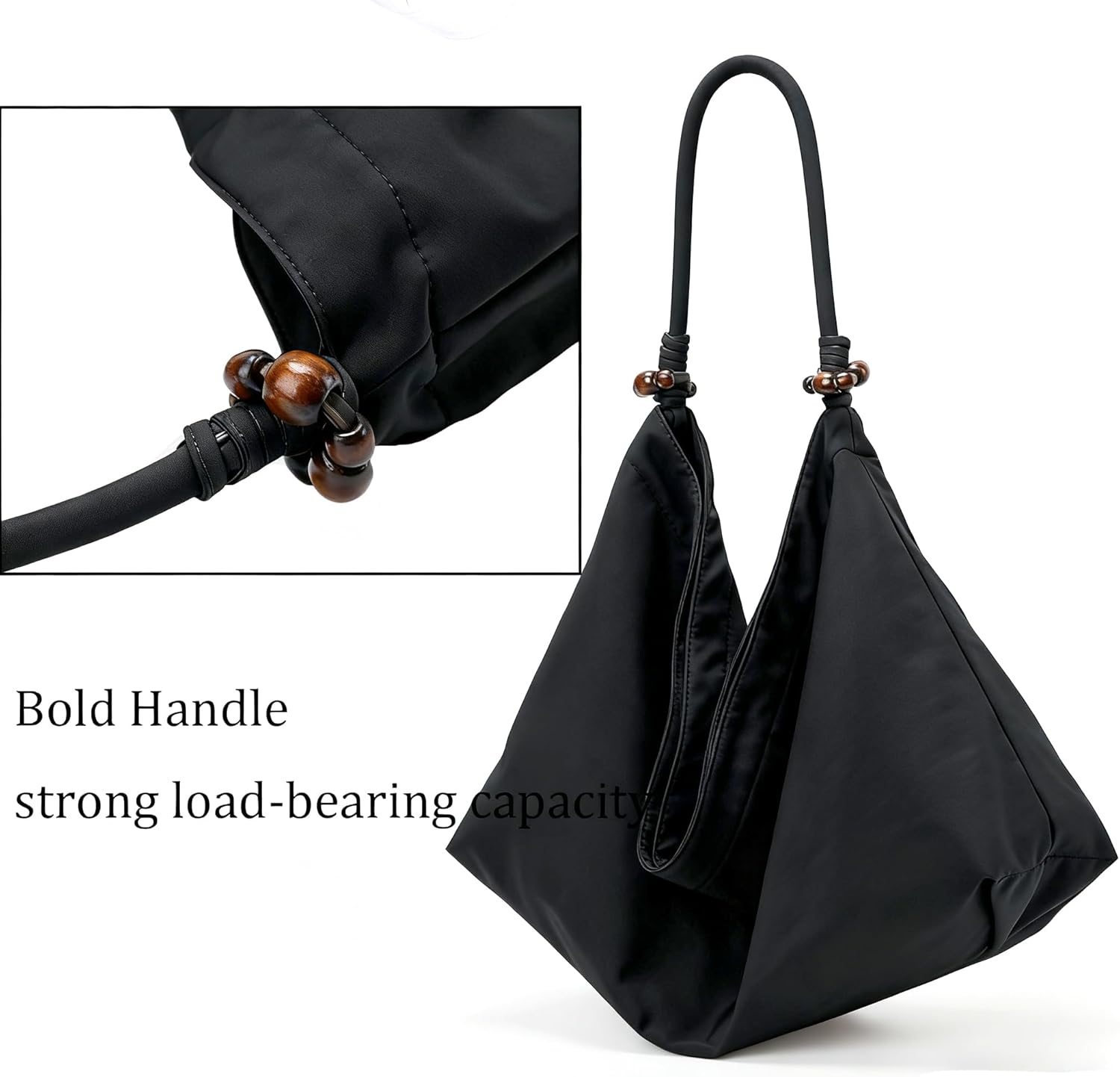 Large Tote Bag for Women Lightweight Cloth Hobo Shoulder Bag for Travel Gym Casual Handbags - Image 7