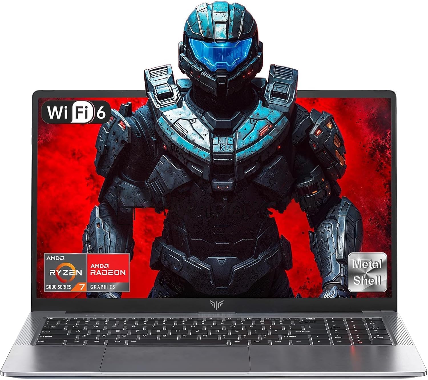 ACEMAGIC Gaming PC Portatile,AMD Ryzen 7 5700U,Fino a 4,3 GHz,Tastiera Retroilluminata,16,1" Full HD Laptop,RAM 16GB NVME SSD 512GB,Radeon RX Vega 8 Graphics,WiFi 6,HDMI,Grigio,Batteria da 53 W