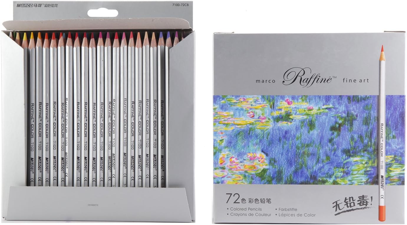 Refined Macro fine Art (Art Drawing ; 72 high-Quality Colored Pencils)