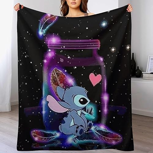 Miniatura 1 de Manta súper suave de franela para las cuatro estaciones, manta de dibujos animados para el hogar, sofá, ropa de cama, regalo para niños y niñas, 60