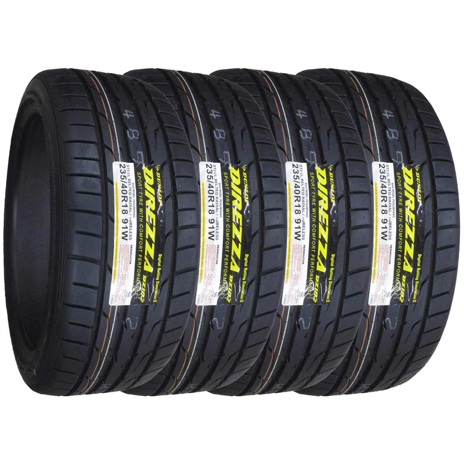 Amazon.co.jp: ダンロップ(DUNLOP) サマータイヤ DIREZZA DZ102 235 