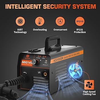 溶接機 半自動 MIG溶接機 軽量 家庭用 145A Amazon | haxiaoer半自動溶接機 最大出力145A 100V専用溶接機1台