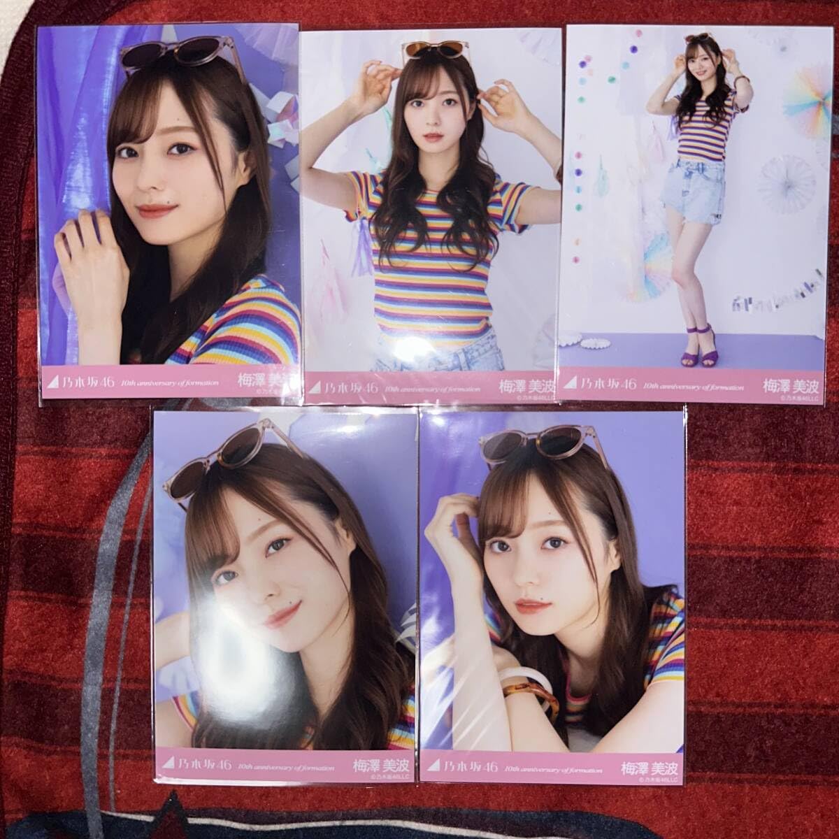 乃木坂46 生写真 梅澤美波 13周年記念5種コンプ