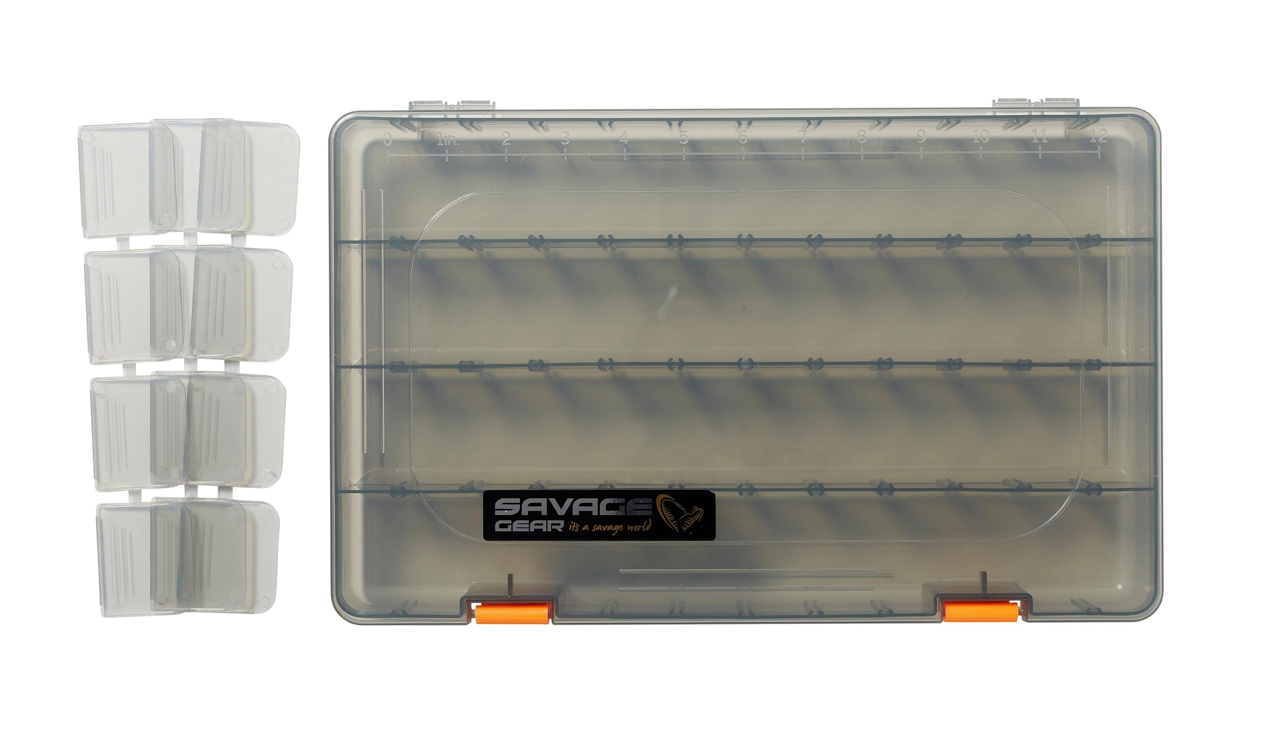 Savage Gear Specialist Shoulder Köder Tasche - Kompakte Angel-Umhängetasche mit UV-geschützten Köderboxen, ergonomischem Tragegurt, perfekt für Mobile Angler, Boots- und Uferangeln 16L