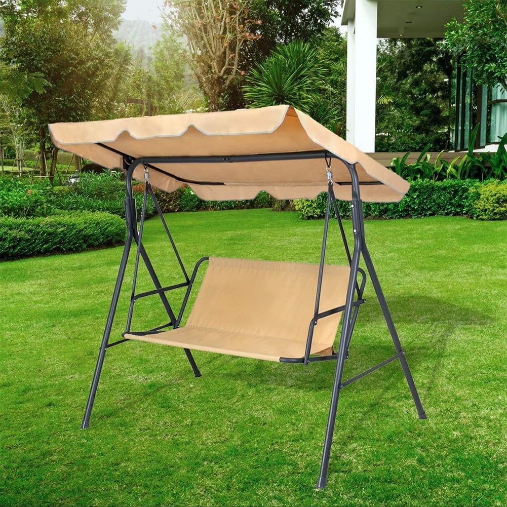 Housse de balancelle d'extérieur facile d'entretien avec une durabilité améliorée, fabriquée en tissu Oxford 600D robuste pour une utilisation durable