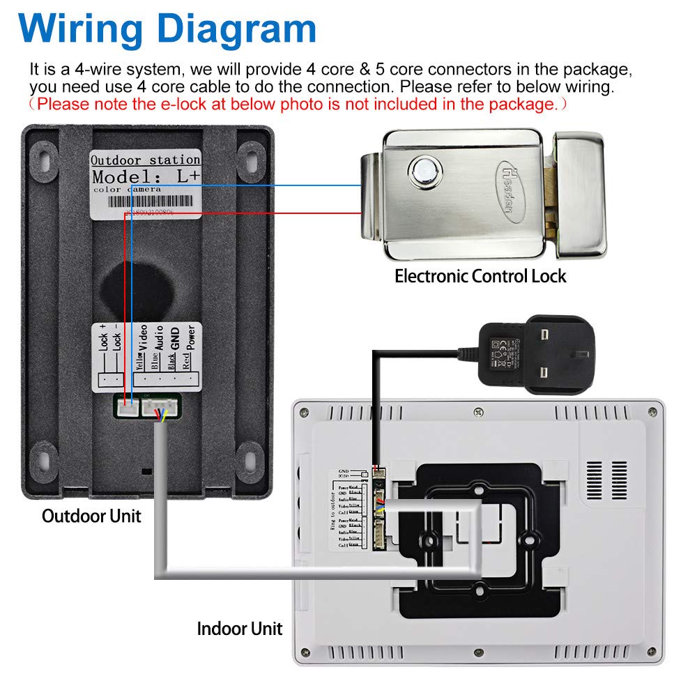 Citofono Video 7 Pollici KDL Con Telecamera IR Esterna - Impermeabile Per Casa, Ufficio, Hotel - Foto 3