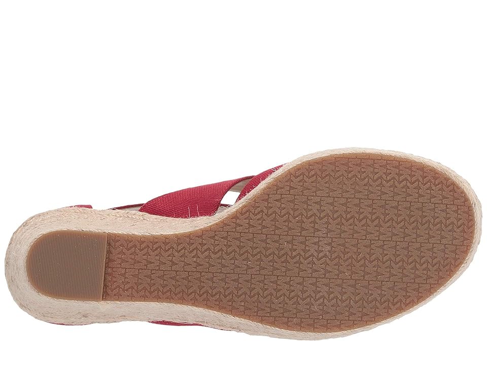 

MICHAEL Michael Kors Damita Wedge (Scarlet) Women's Wedge Shoes, Red