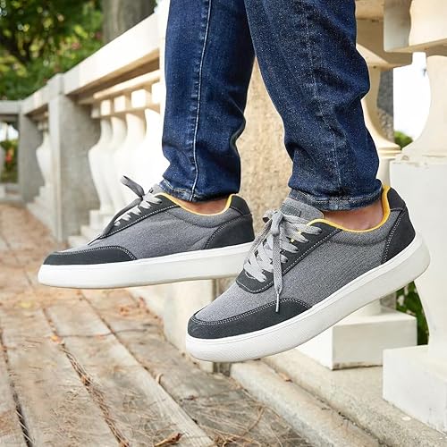 Miniatura 3 de OrthoComfoot Zapatillas ortopédicas de moda para hombre para fascitis plantar cómodos zapatos ortopédicos para caminar con soporte para el arco,
