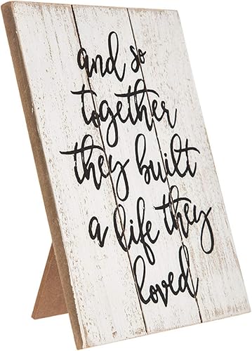 Miniatura 2 de Hobby Lobby Decoración de mesa para el hogar y así juntos construyeron una vida que les encantó