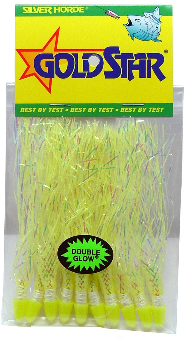 Silver Horde 1636180180 Squid Twinkle Skirt 10 per Package Double Glow (1638 180 180), Multi, One Size