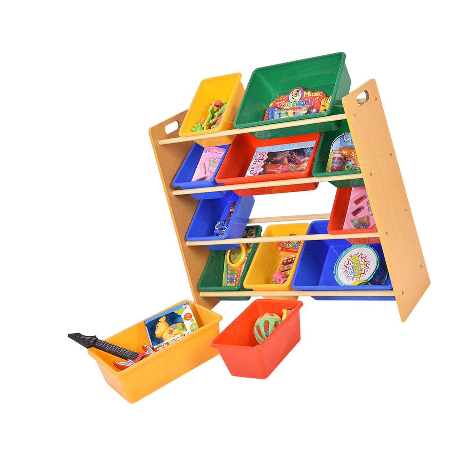 Toy Bin Organizer Kids Childrens Storage Box Playroom