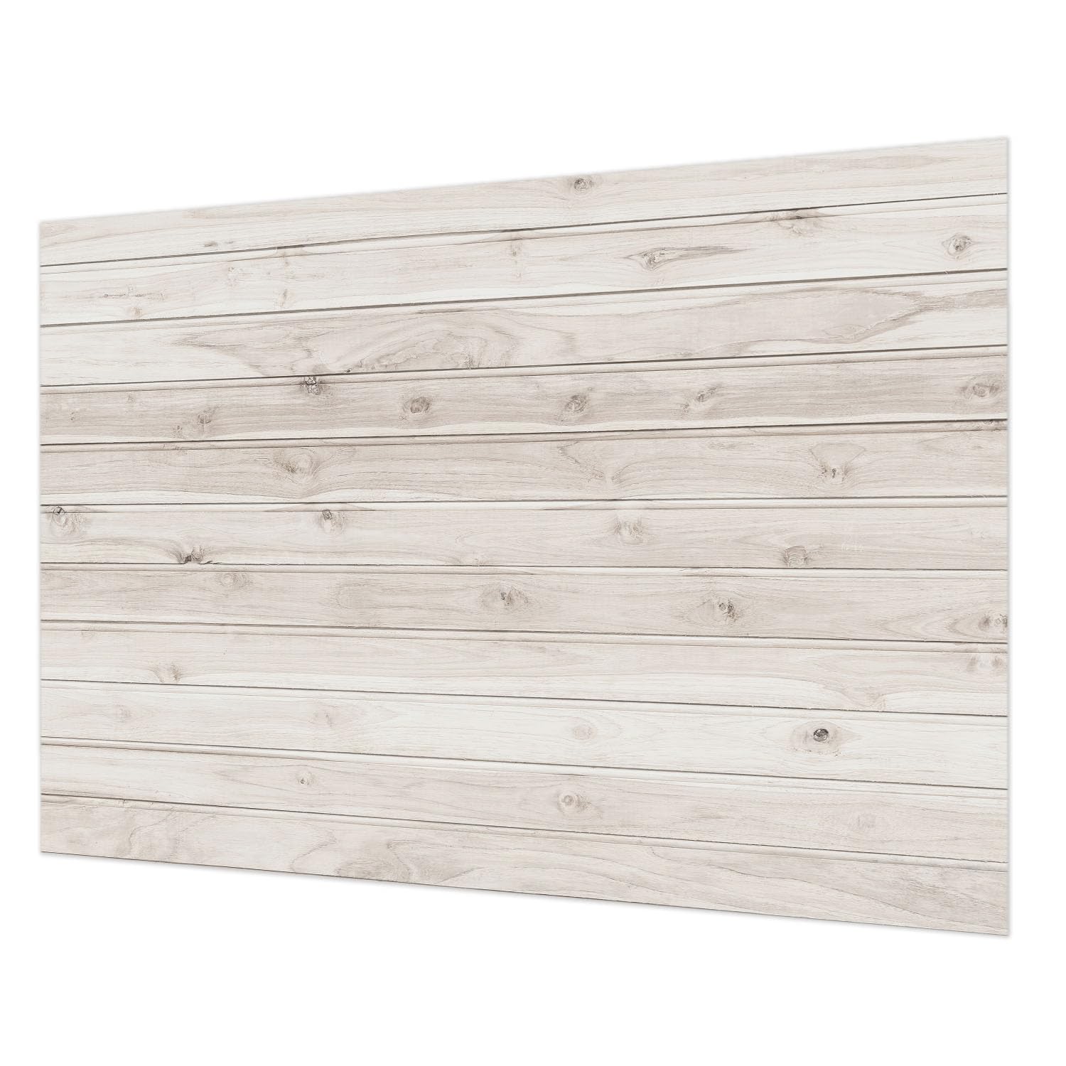Chambre à coucher chaleureuse grâce au décor mural intissé bois