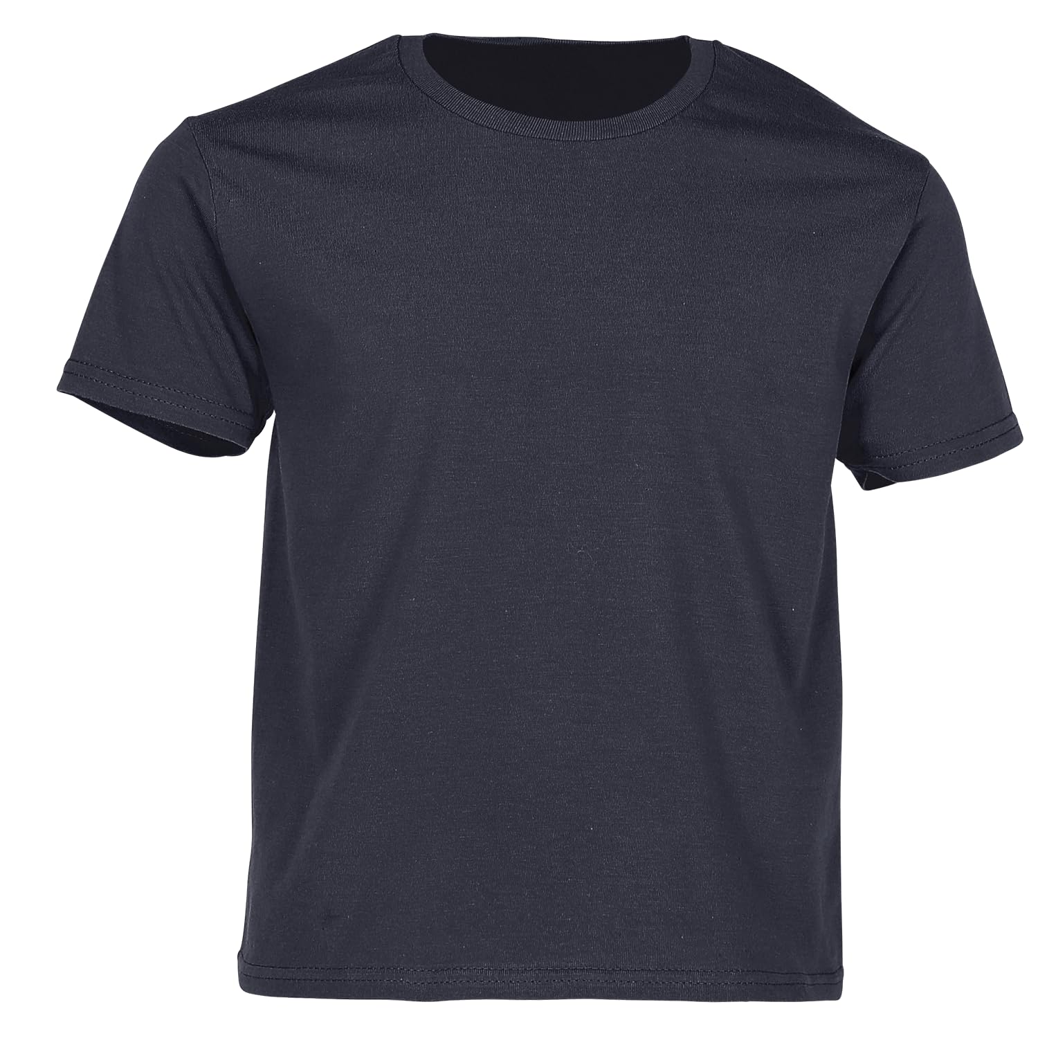 Fruit of the Loom Kids’ Iconic T-Shirt, deep navy, 4 Years
