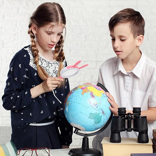 Miniatura 6 de Lupa de mano para niños para estudiantes y niños explorando la naturaleza, experimento científico, insectos, plantas, plantas, hojas, observación,
