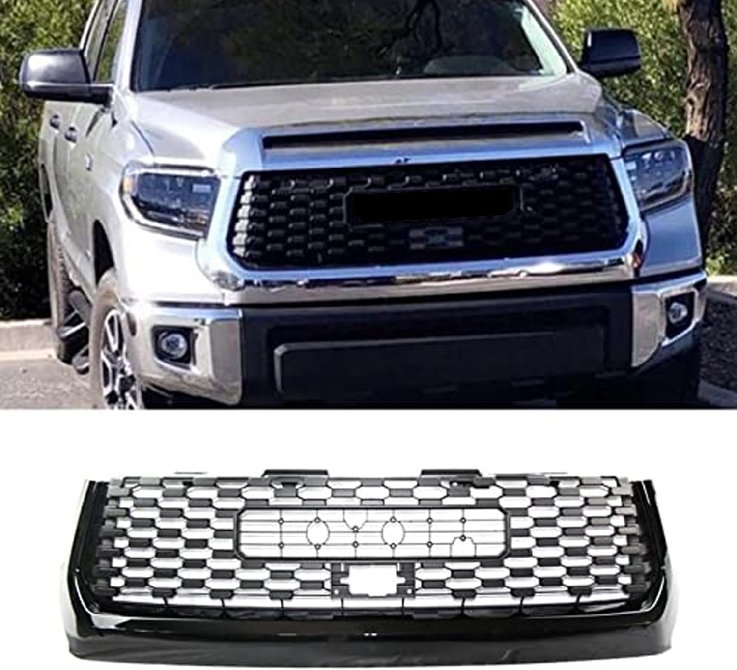 Amazon.com: GENUINE TOYOTA 14-17 TUNDRA TRD PRO OEM (202) BLACK FRONT ...