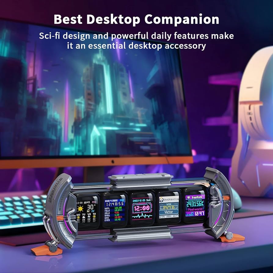 Divoom Times Gate シルバー　超美品　新品同様 Amazon.co.jp: Divoom Times Gate 置き時計 おしゃれ デジタル