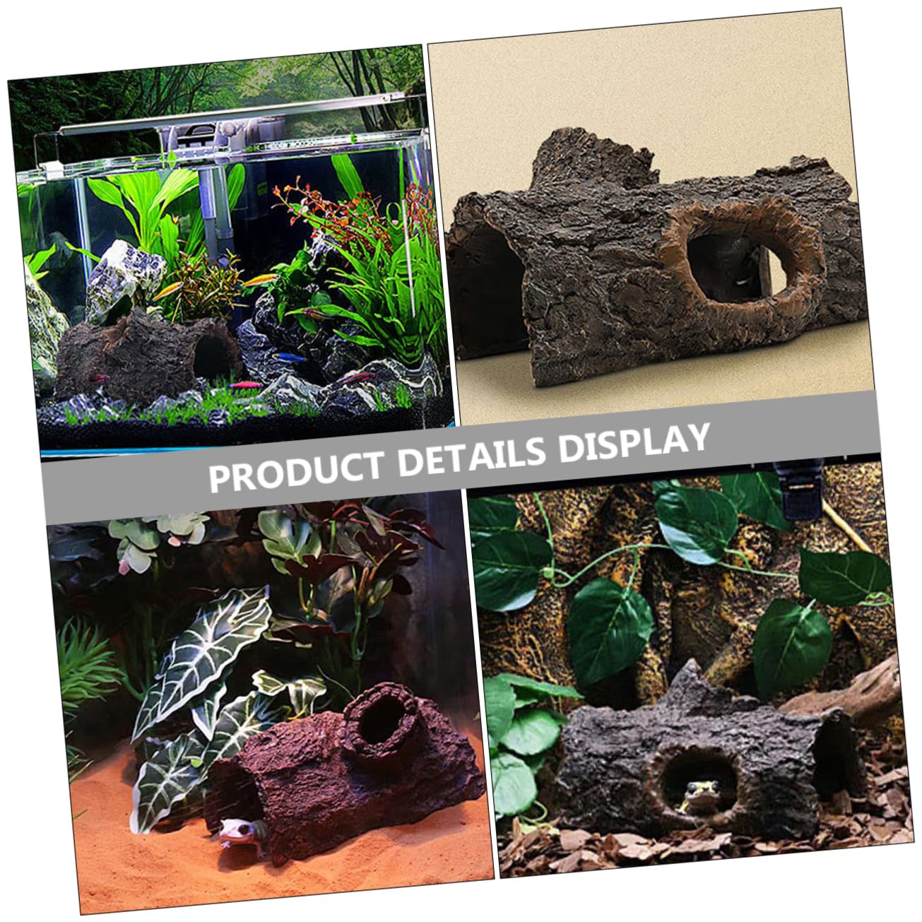 Wasser Aquarium Höhlenversteck Resin Für Fische Und Garnelen Natürliche Dekoration Für Aquarien Unterschlupf Und Spielmöglichkeiten