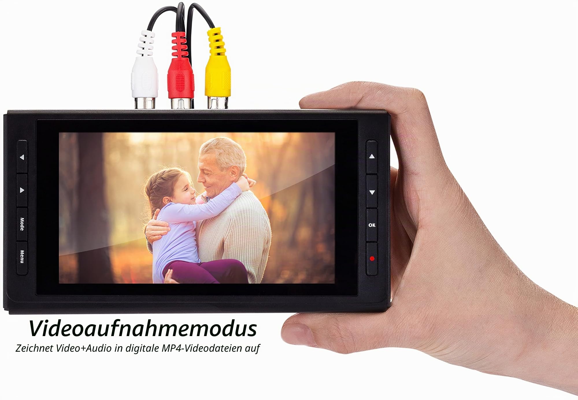 ClearClick Video-zu-Digital-Konverter 3.0 (dritte Generation) – Aufnahme von Video und Audio von Videorekordern, VHS, AV, RCA, Hi8, Camcorder, DVD, Plattenspielern, Kassettenbändern