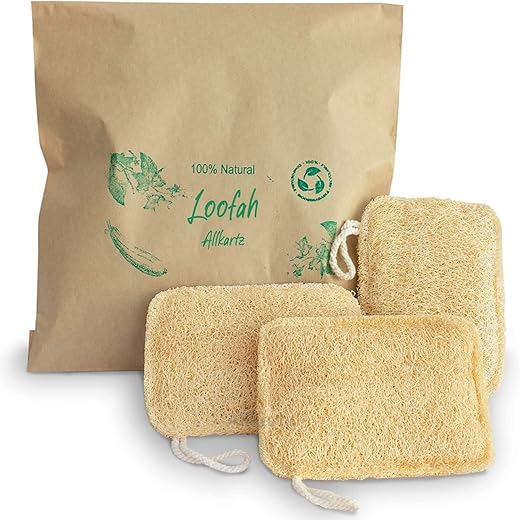 Allkartz Loofah 2-Pack - Exfoliating Sponge