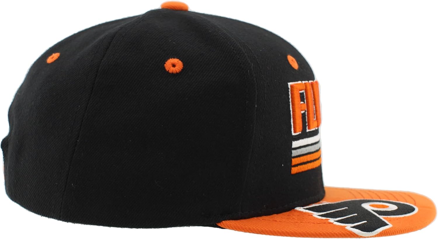 ZHATS NHL Unisex Kids NHL Officially Licensed Youth Adjustable Snapback Hat Flat Bill Z11 Pitch - Image 7