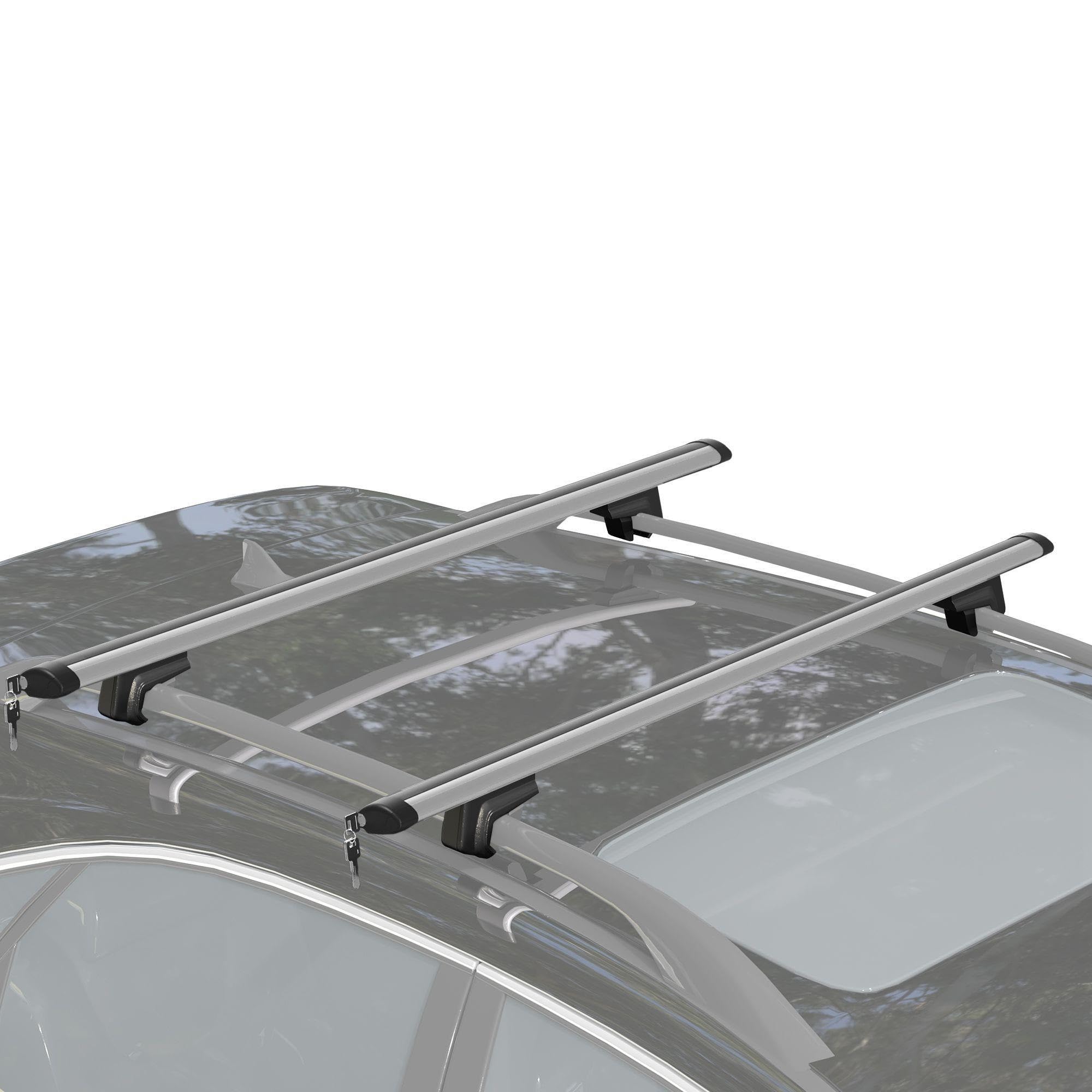 Relingträger Universal-Dachträger-Aluminium-Set