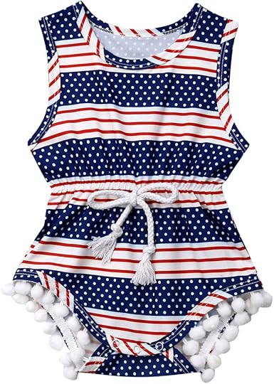 fourth of july rompers