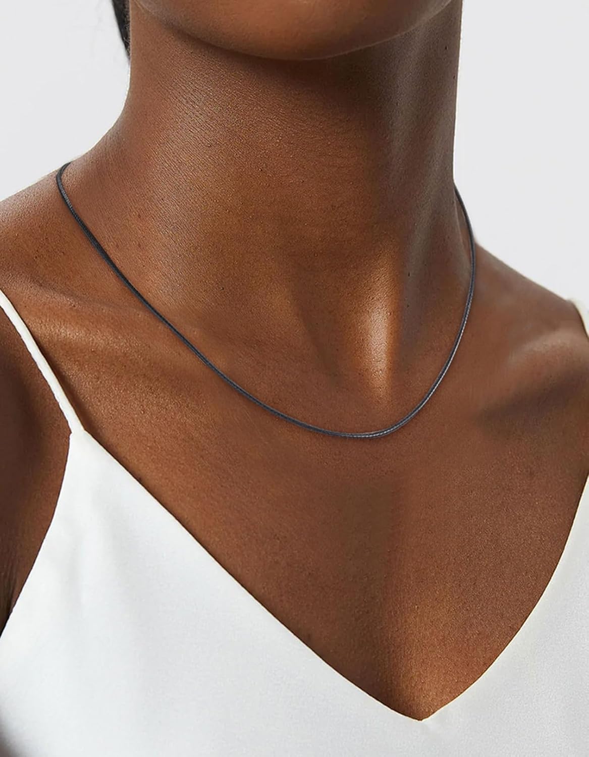 ChainsHouse Waterproof Braided Black Leather Necklace Cord with Clasp, Men Women DIY Rope Chain for Pendant, Customize Available, 1.5/2/3mm Width, 16/18/20/22/24/26/28/30" Length (with Gift Box) - Image 5