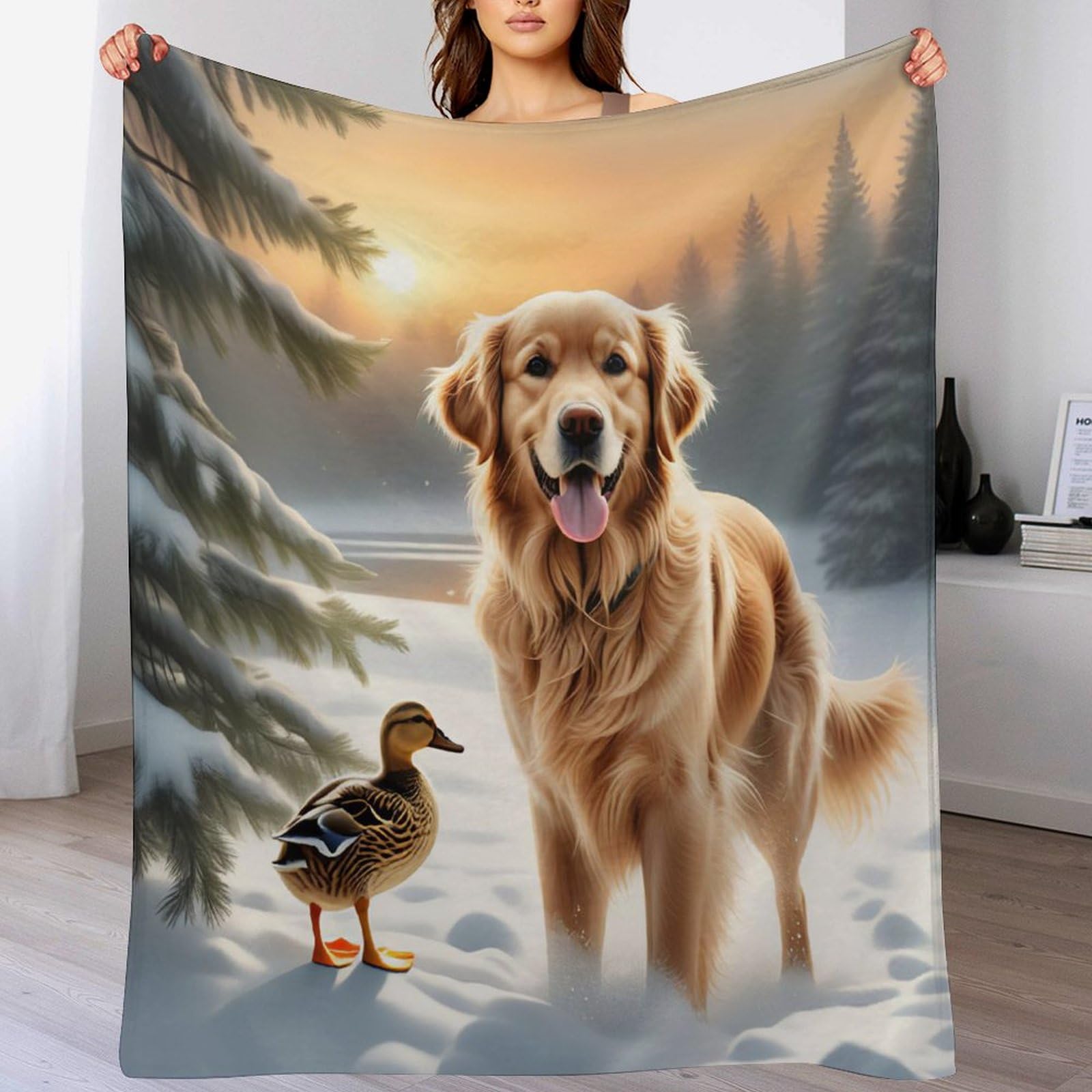 Manta de franela de perro suave de 180x200 cm que no suelta pelusas