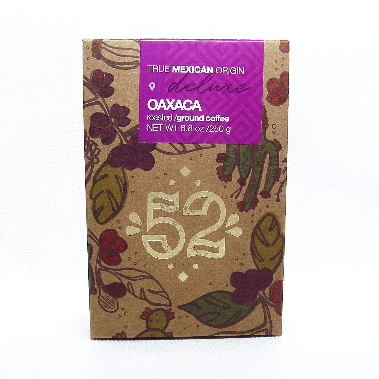 52 DELUXE, Artisan Mexican Coffee, Premium Collection Ground Coffee - Oaxaca