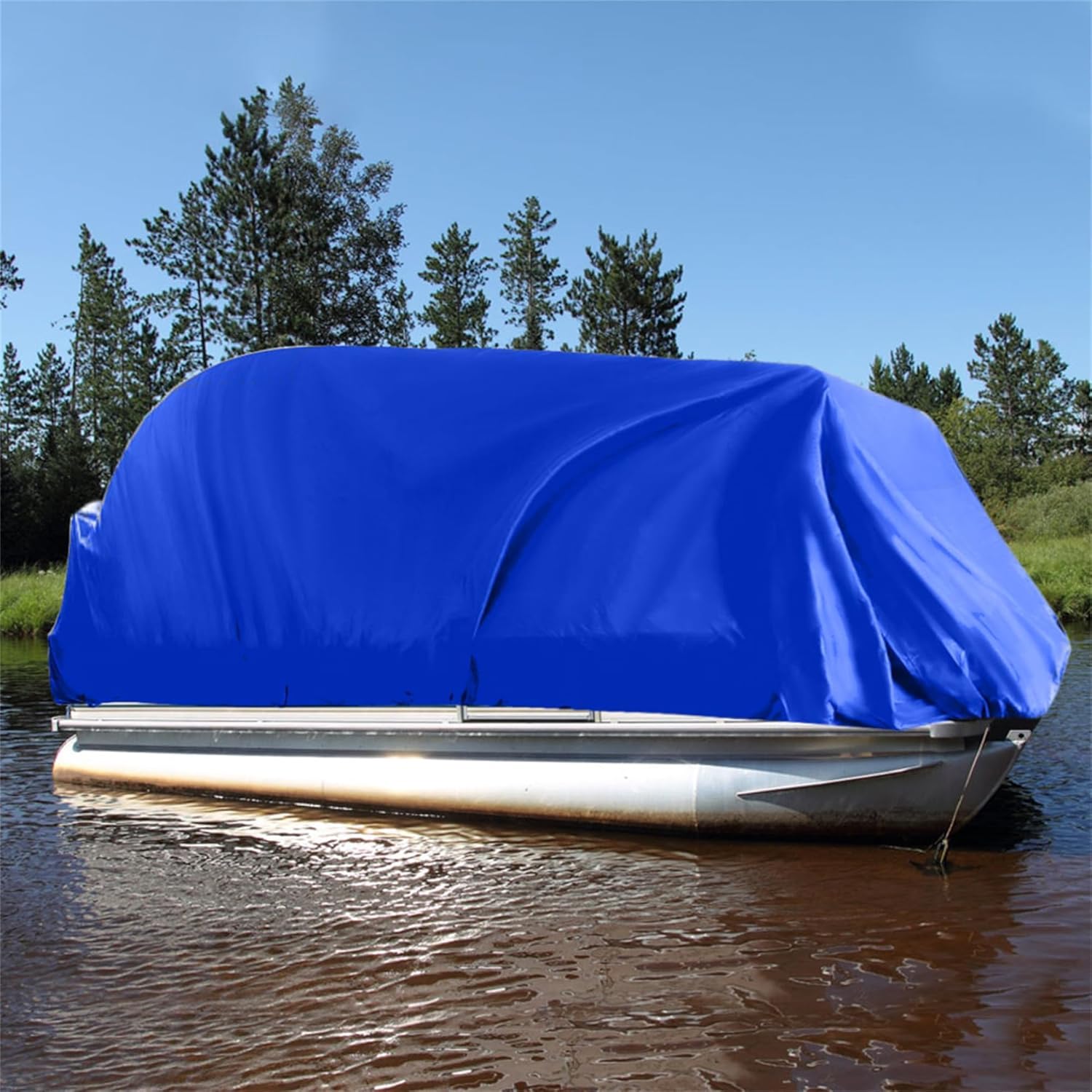 210D 21-24 Boat Cover Trailerable Heavy Duty Pontoon Beam 102
