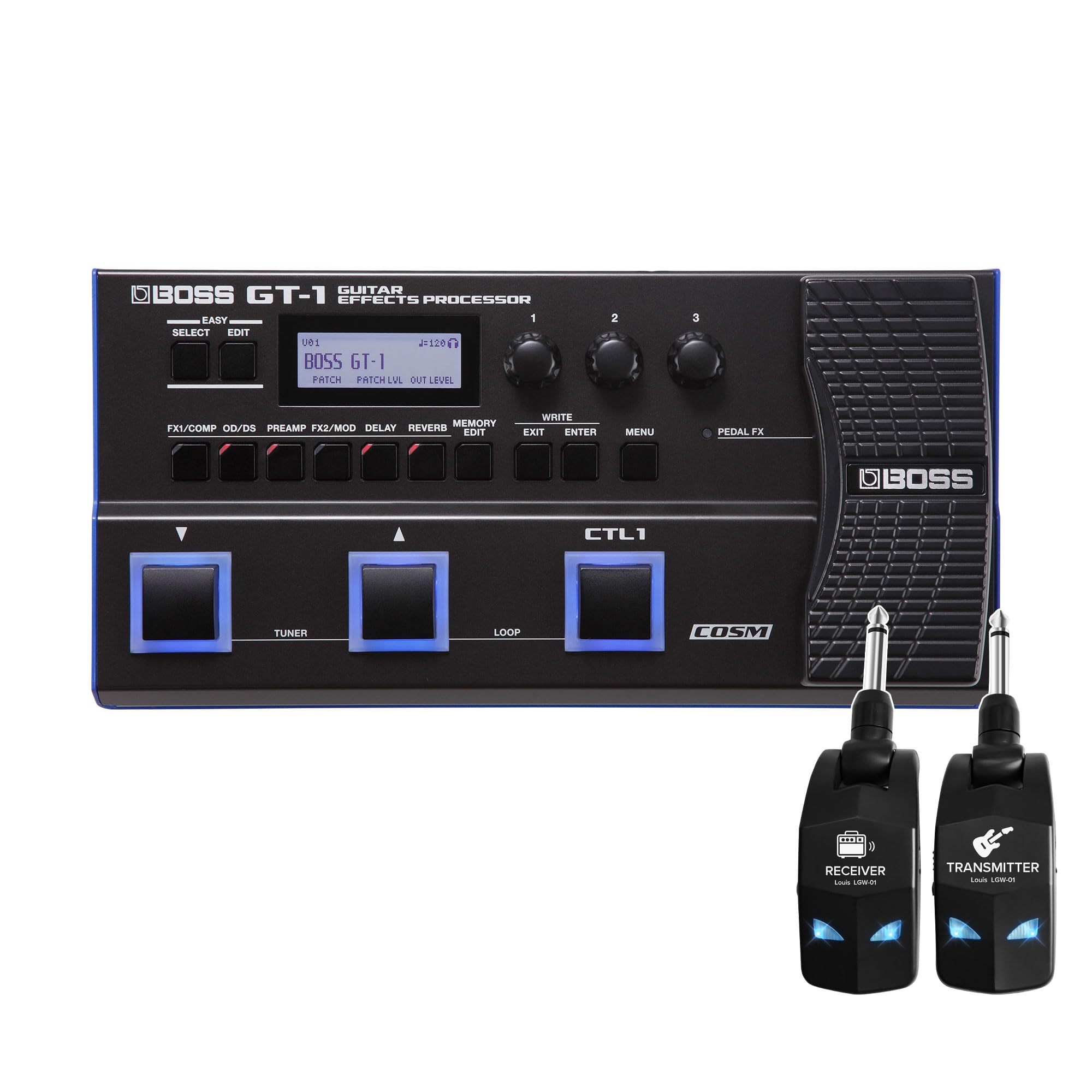 Amazon | BOSS GT-1 + LGW-01 ワイヤレスシステムセット マルチ