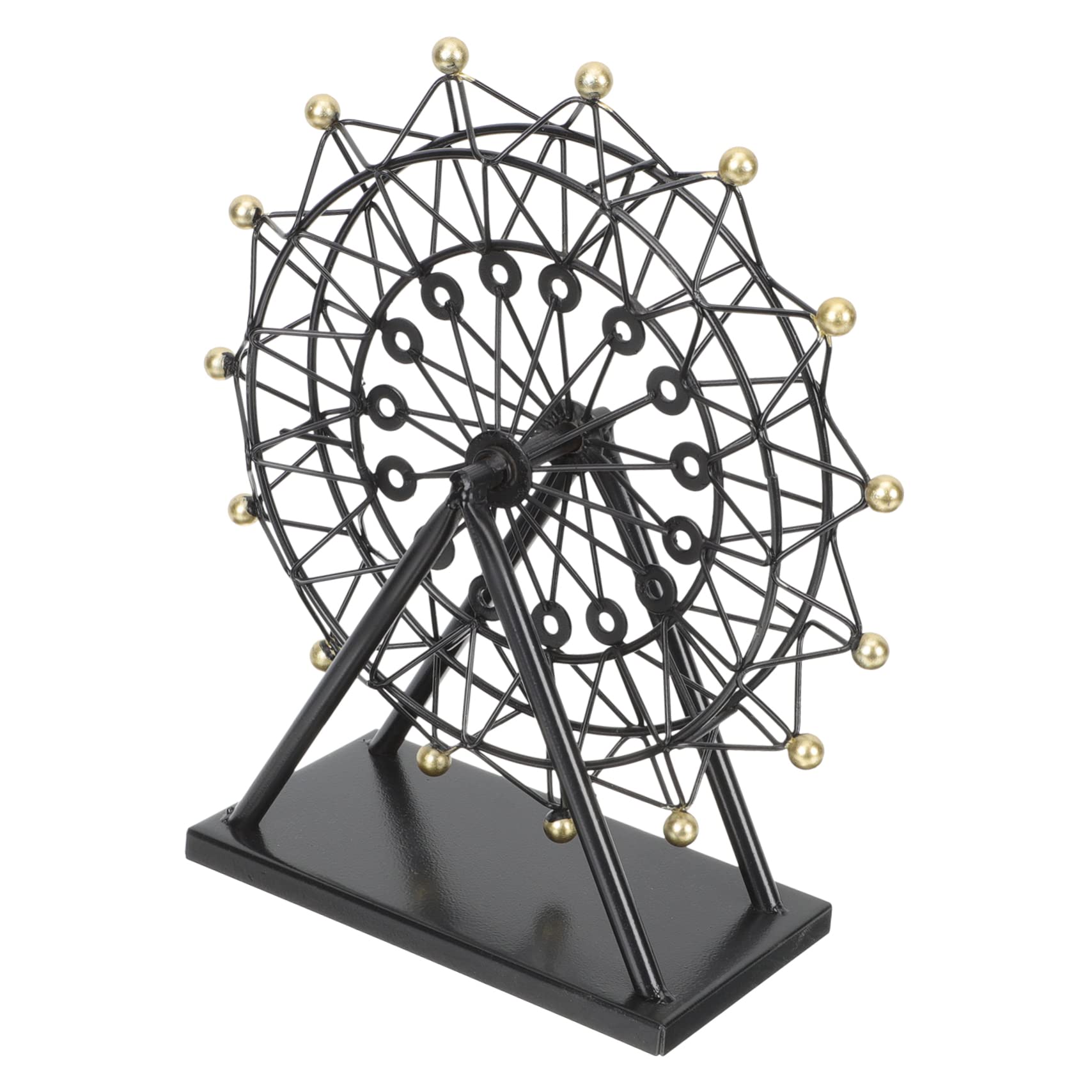 TOYANDONA Iron Ferris Wheel Home Decorations Kids Mini Toys The Office Tabletop Art Sculpture Model Desktop Ferris Wheel Decor Ferris Wheel Model Tabletop Decor Shelf Decor Table Decor