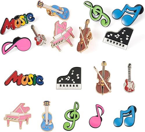 Miniatura 53 de Pandahall - Broches esmaltados de aleación con varios temas, broche de solapa, juego de pines esmaltados