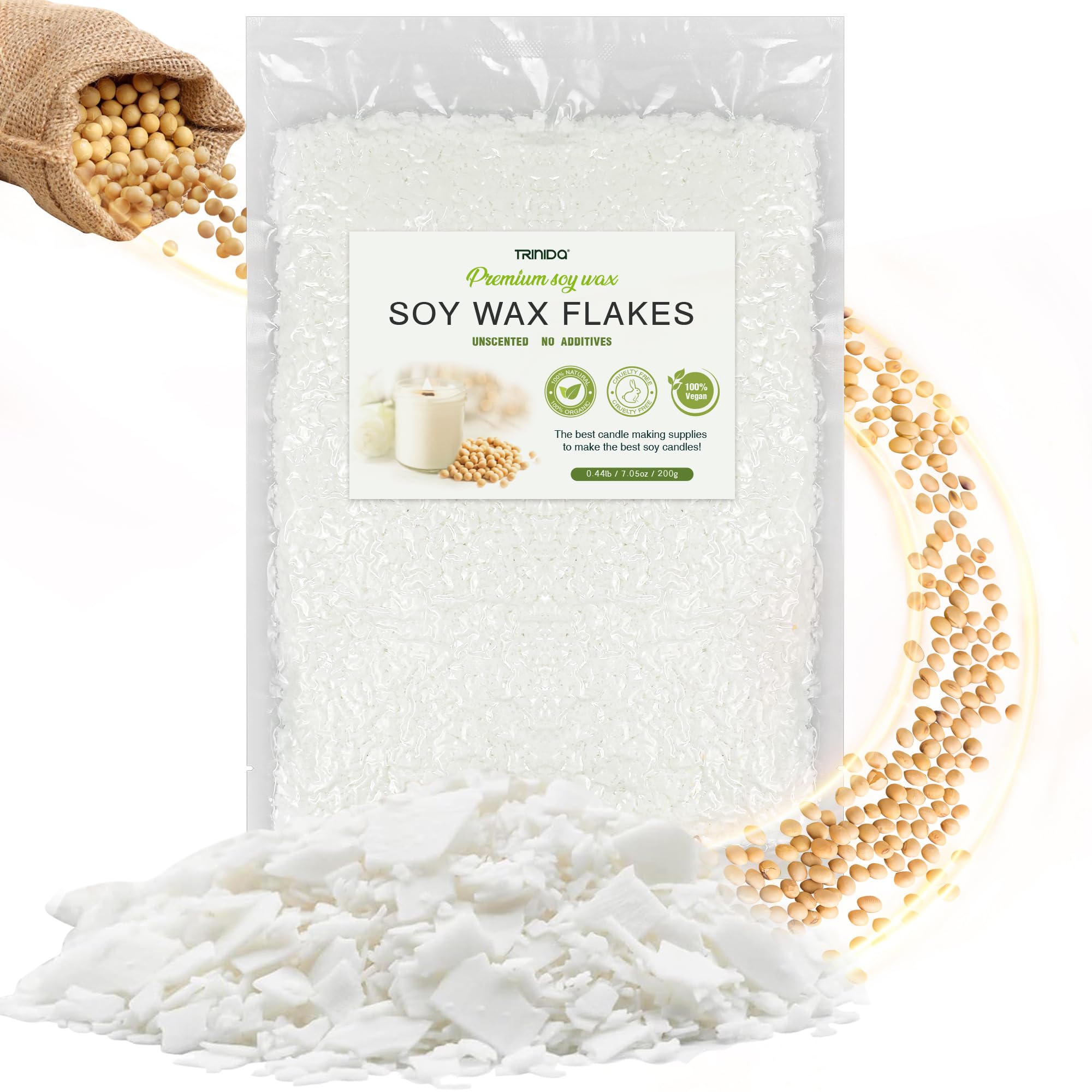 TRINIDa Soy Wax for Candle Making SoyPRO Candle Wax Pellets