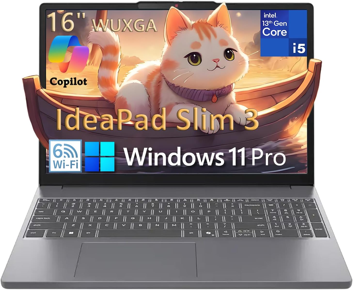 Lenovo IdeaPad Laptop Computer for Home Student Business, Intel 8-Core i5-13420H (Beat i7-12650H), 16″ FHD+, 40GB DDR5 RAM, 1TB PCIe SSD, WiFi 6, AI Copilot PC, Luna Grey, Windows 11 Pro, BEF-ectoy Lenovo IdeaPad Laptop Computer for Home Student Business, Intel 8-Core i5-13420H (Beat i7-12650H), 16″ FHD+, 40GB DDR5 RAM, 1TB PCIe SSD, WiFi 6, AI Copilot PC, Luna Grey, Windows 11 Pro, BEF-ectoy