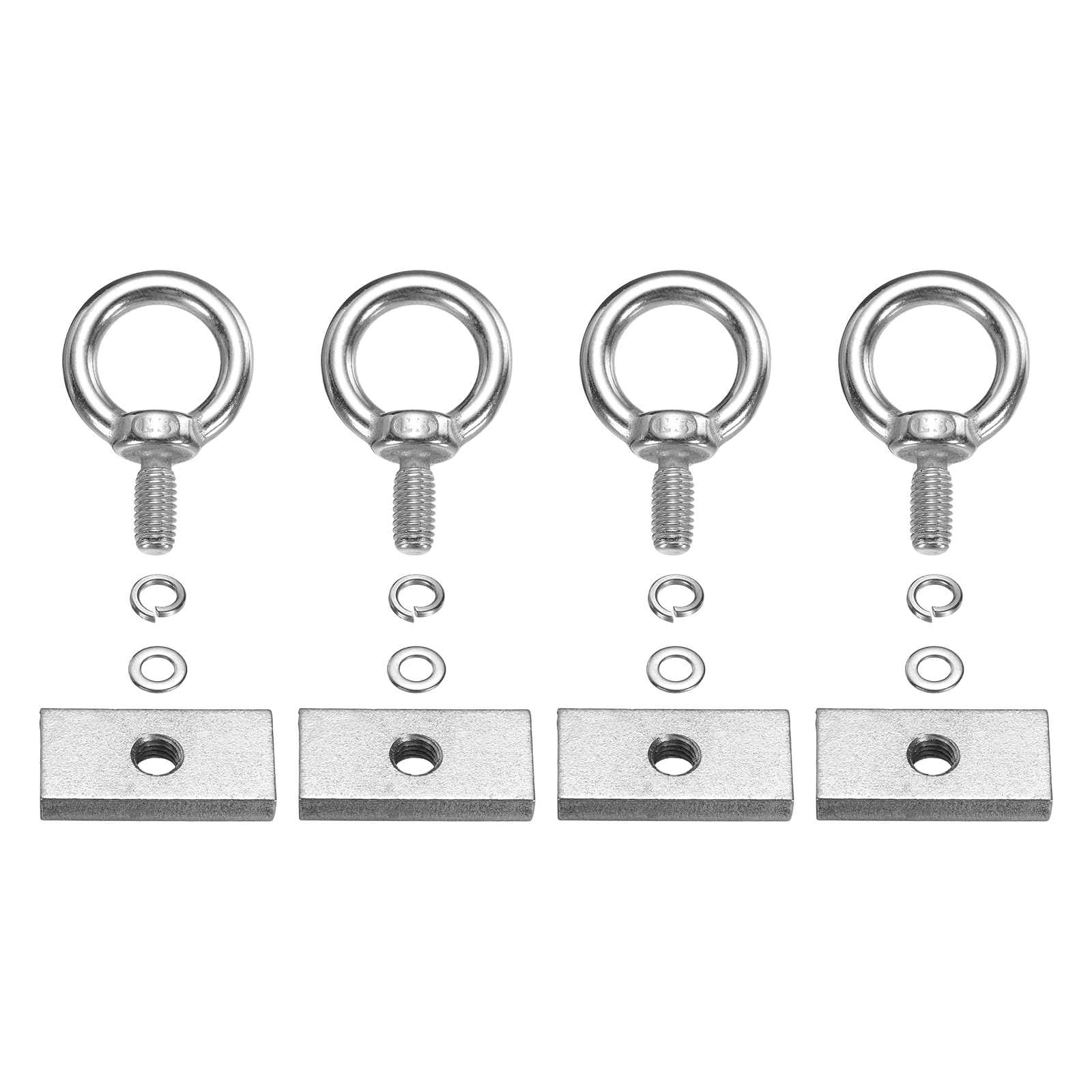 PATIKIL M6 x 14mm Eye Bolt Set