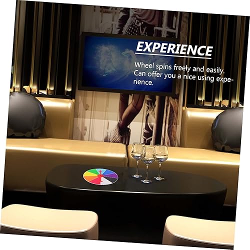 Miniatura 5 de BRIGHTFUFU 1 rueda de dibujo de la suerte, rueda de premio de borrado en seco, para premios, rueda de carnaval, juego familiar, premio de juguete