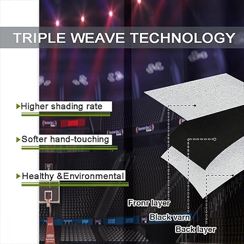 Vista 163 de Boys Sports Curtains Basketball Football Baseball Flame Pattern Printed Curtains Kids and Teenagers' Bedroom Living Room Blackout Curtains W42 * L54