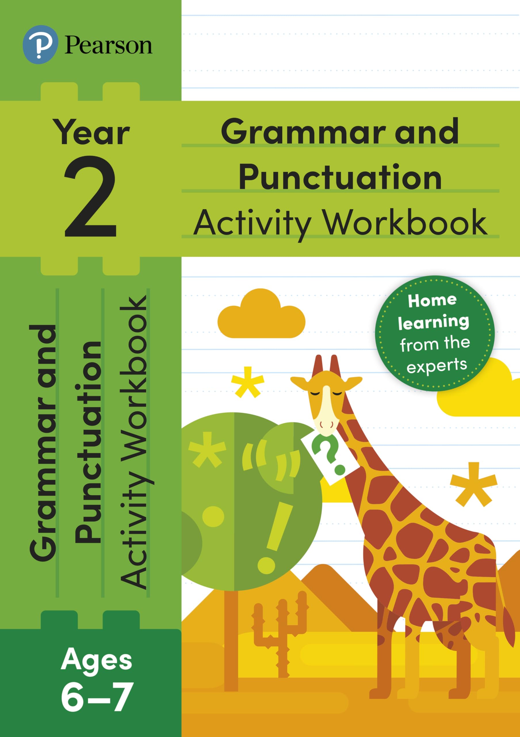 Pearson Learn at Home Grammar & Punctuation Activity Workbook Year 2 By Hirst-D