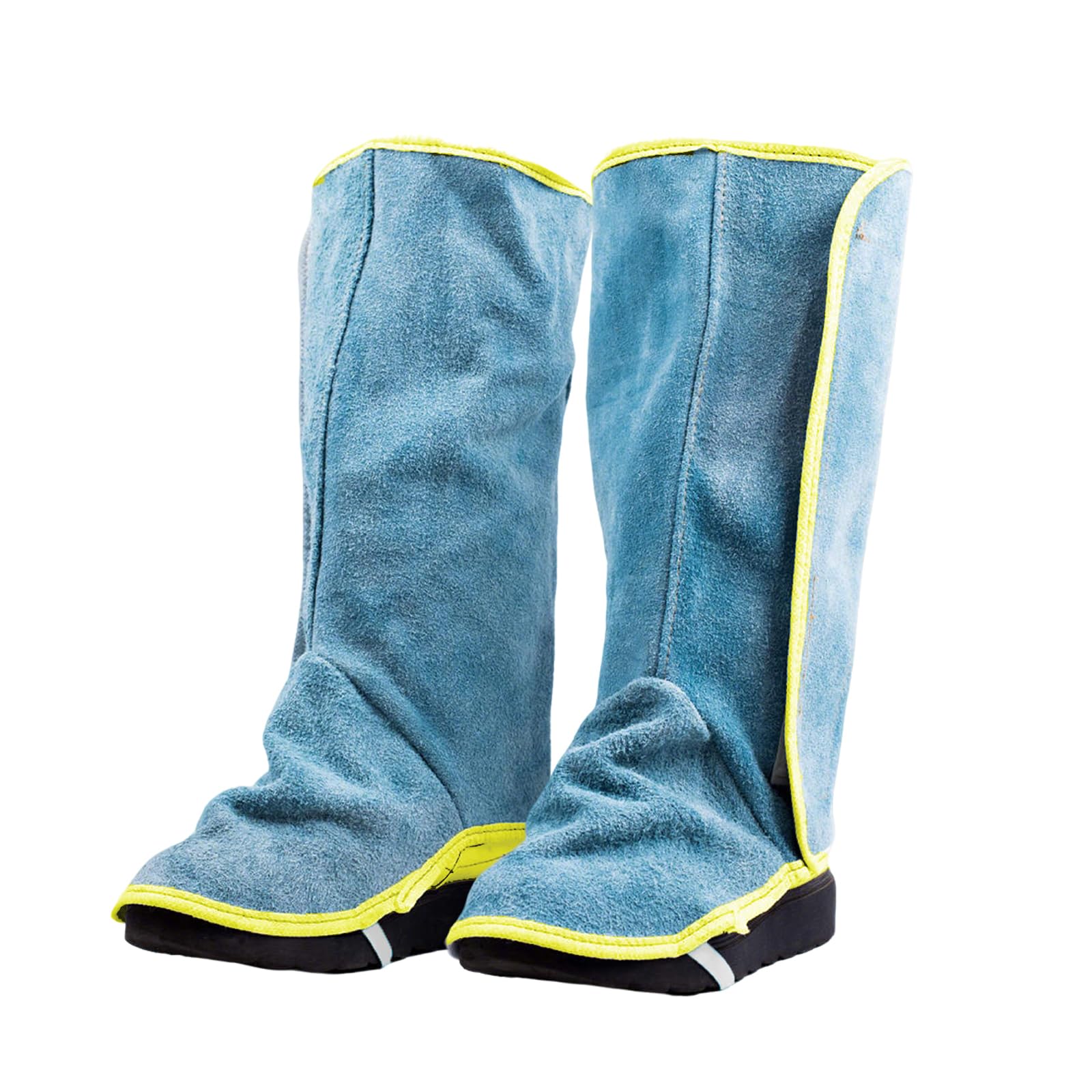 Leather Welder Foot Guards Shielding Protectors Flame Retardant Design for Metal Fabrication and Construction Leather Welding Guards Adjustable Welding Foot