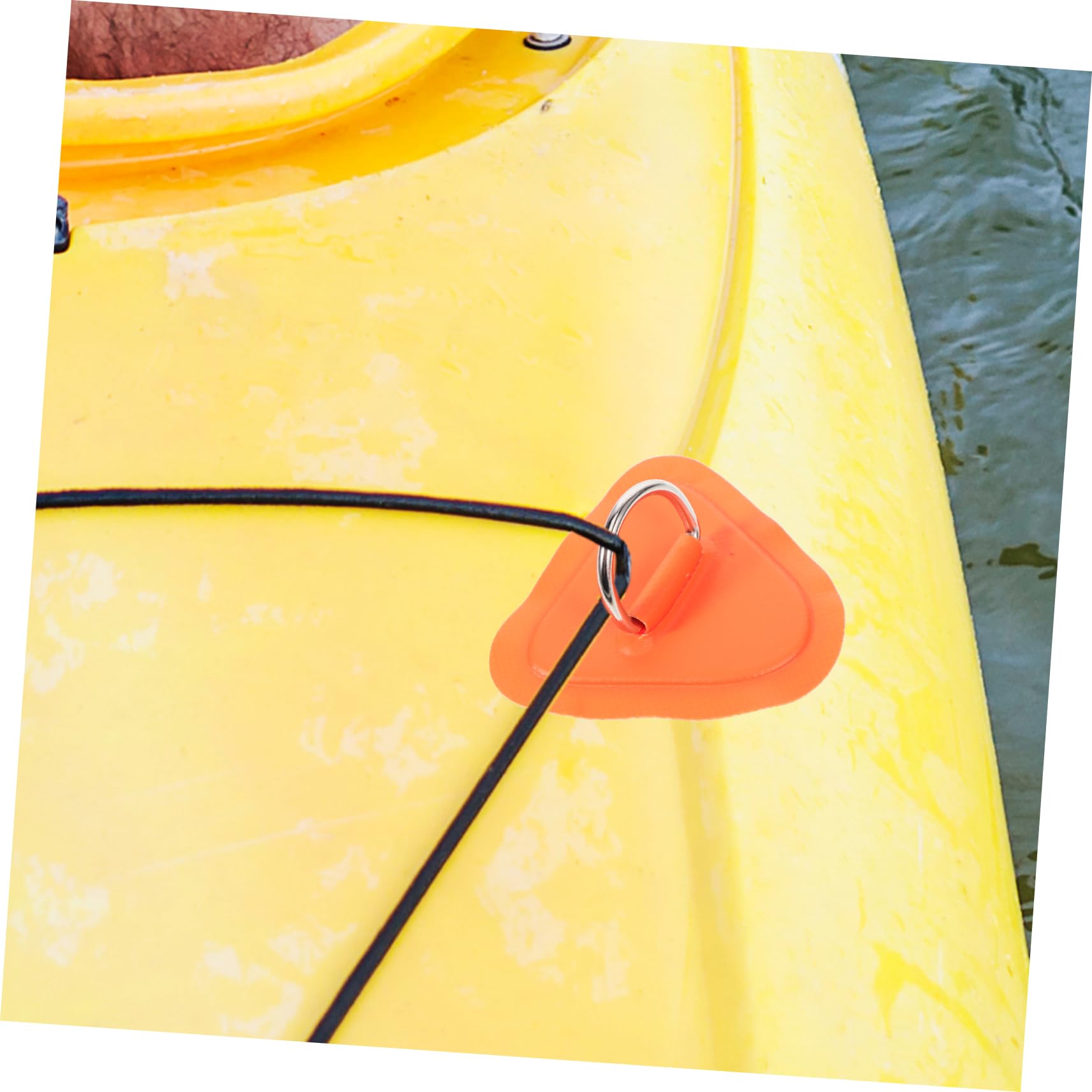 UPKOCH D Ring Befestigungsset für Aufblasbare Boote Teiliges mit D Ring Patches Elastischem Seil und Schnallen für Kajaks und Stand Up Paddleboards Vielseitiges Zubehör für