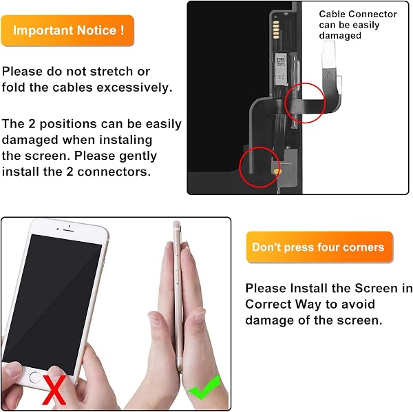 LL TRADER Screen for iPhone 12/iPhone 12 Pro LCD 6.1" Replacement Screen FHD Touch Screen 3D Touch Digitizer Frame Assembly and Repair Kits 2026 - 5