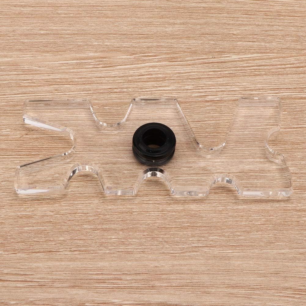 Tbest Pool Bridge Head,Moosehead Bridge Head,Transparent Acrylic Snooker Billiards Cue Rack Moosehead Heads Accessory for Nine Ball Billiard/Pool Cue Accessory Pool Bridge