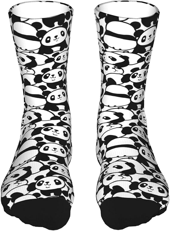 Too Much Pandas Classics Compression Socks Sport Athletic 15.7Inch(40Cm